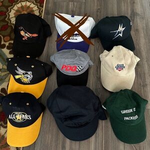 Assorted Baseball Caps Collection